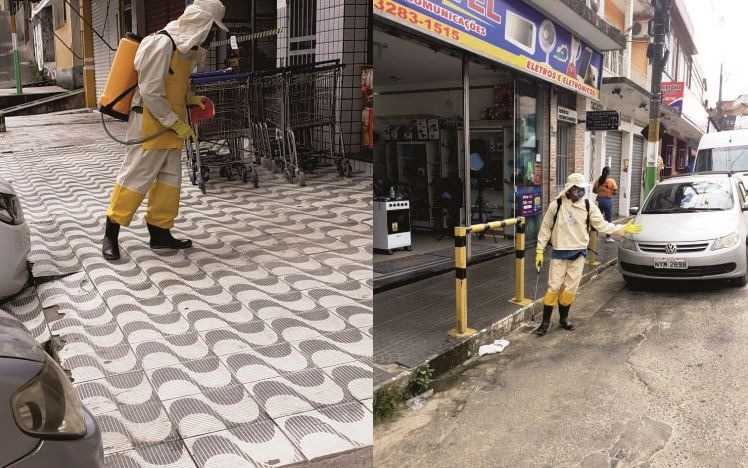 Camacã: Prefeitura realiza operação de higienização nas ruas
